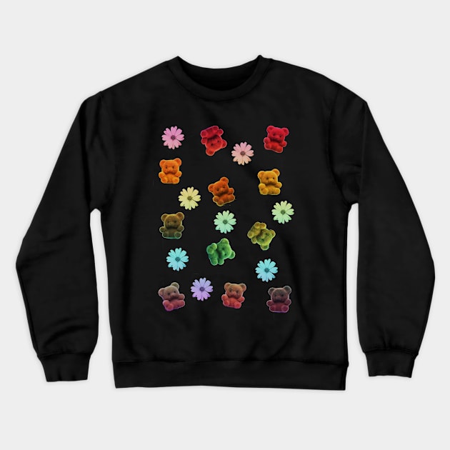 bears and flowers Crewneck Sweatshirt by Kenners